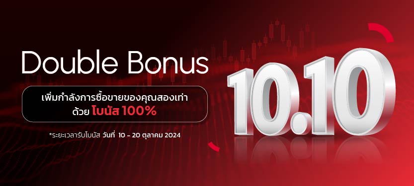 Guze markets โปรโมชั่นต้อนรับ 10.10 ฝากเงินรับโบนัสทันที 100% สูงสุด $100