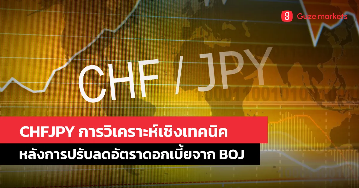 CHFJPY: การวิเคราะห์เชิงเทคนิคหลังการปรับลดอัตราดอกเบี้ยจาก BOJ ในปี 2024